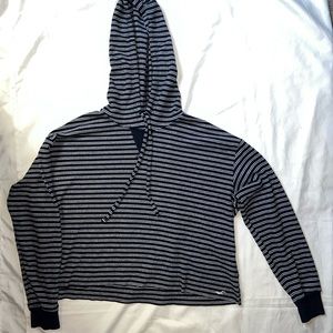 Hollister Cropped Waffle Hoddie